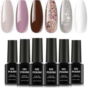 ジェルネイル カラージェルセット 4色 8ml 透明 ヌードジェル UV/LED