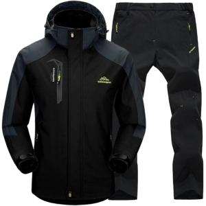 アウトドアジャケット 上下セット メンズ ウェア 登山服 マウンテン
