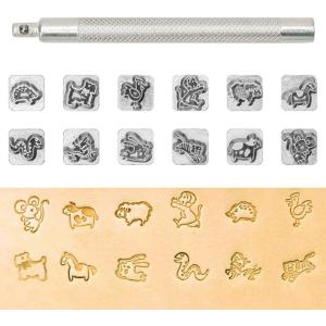 打刻印セット ポンチ レザークラフト DIY 金属 手作り