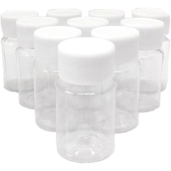 液漏れの心配なし 塗料 スペアボトル 20ml 10本セット プラモデル ミニ 塗料ボトル プラスチ...