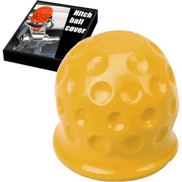 ヒッチボール カバー ゴルフボール トレーラー グリス ガード 3カラー 5.5cmx6cm 50m...