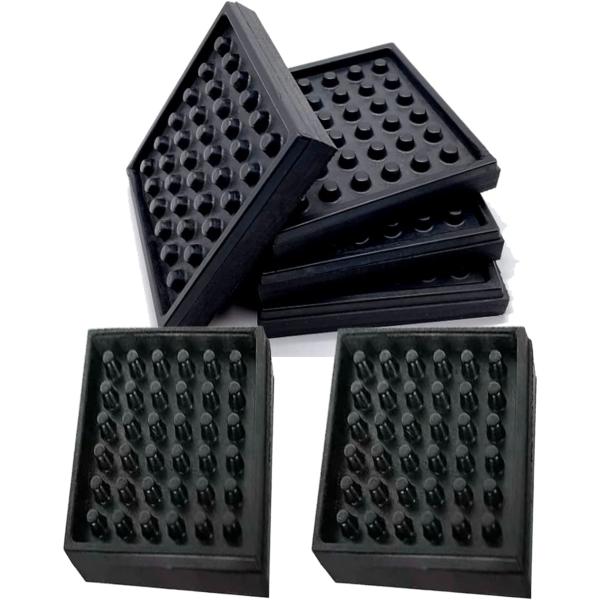 ジムマシーンマット ルームランナー エアロバイク 防音防振マット 厚さ1.5cm 6枚セット