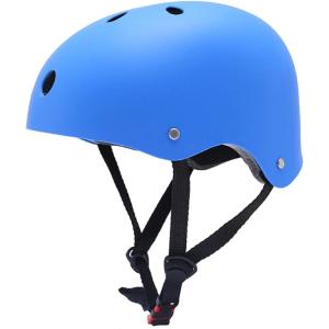 自転車 ヘルメット子供用 キッズヘルメット スポーツヘルメット 子ども 軽量 CE安全規格 M (ブルー M (52〜58cm）)の商品画像