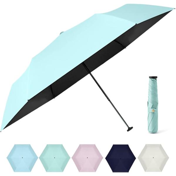日傘 折りたたみ傘 遮光 超軽量 晴雨兼用 超撥水 6本骨 140g 90cm 一気に三つ折り 旅行...