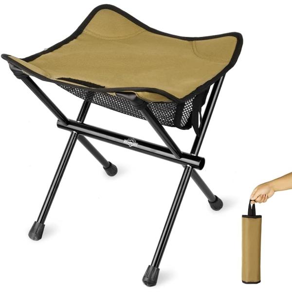 アウトドアチェア コンパクト 軽量 釣り用椅子 折りたたみ 携帯椅子 登山 キャンプ椅子 MDM( ...