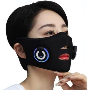 美顔器 EMSフェイスベルト EMS小顔ベルト 充電式・肌感覚設計・2WAY