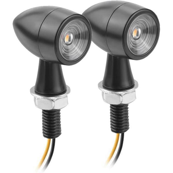 【互換品】Yuumo+ バイク ウインカー LED ミニ 小型 砲弾型 高輝度 汎用 M8 MDM(...