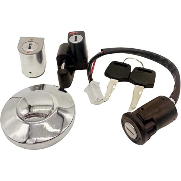 【互換品】 HONDA ホンダ ガソリン タンク タンクキャップ キー 5点 セット 中華 モンキー...