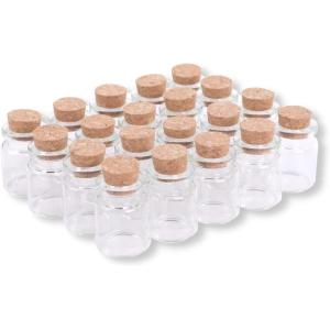 小瓶 コルク瓶 コルク栓 ガラス瓶 小物 保存 容器 保管 小分け 20本セット(2ml)