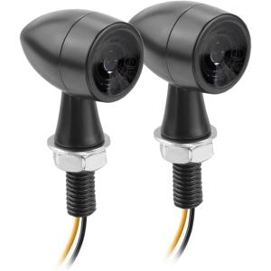 Yuumo+ バイク ウインカー LED 小型 汎用 ミニ ナノ 正ネジ