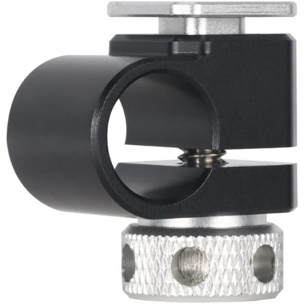 15mmシングルロッドクランプ コールドシューアダプター付き 15mmロッドクランプ 15mmロッド...