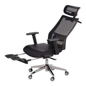 オフィスチェア エルゴノミクスチェア 椅子 パソコンチェア 勉強椅子 360°回転リフト 耐荷重200kg( Black)｜horikku