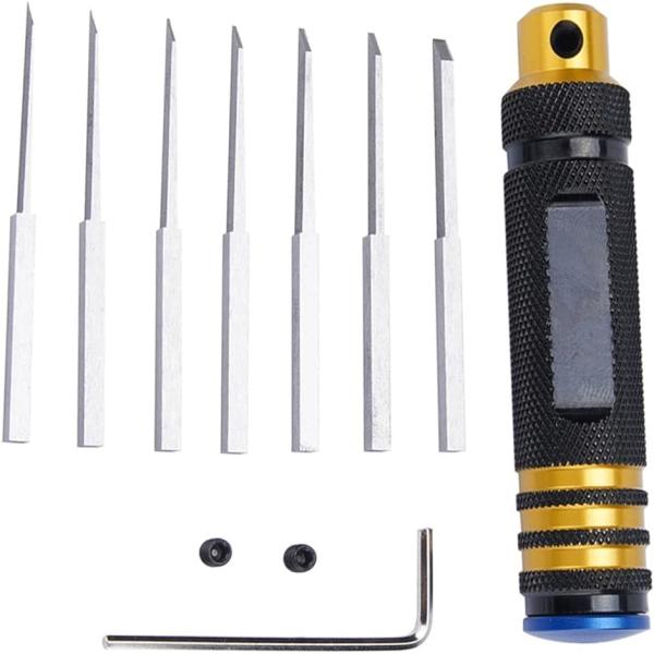 タガネ スジボリ スジ彫り 筋彫り ガンプラ ミニ四駆 フィギュア プラモデル 模型 工具 ツール ...