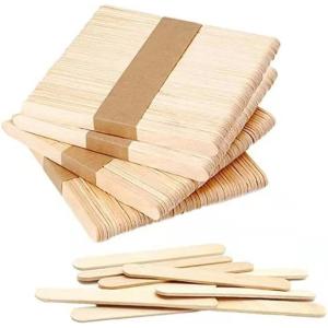 工作用 アイススティック 木製 500本入 150x10mm 棒 手作り DIY MDM(無垢, 150x10mm)