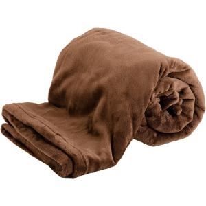 吸湿発熱プラス1℃ ふわとろマイクロファイバー毛布 セミダブルサイズ 洗濯可能 冷え対策( ブラウン,  毛布 セミダブルサイズ)｜horikku