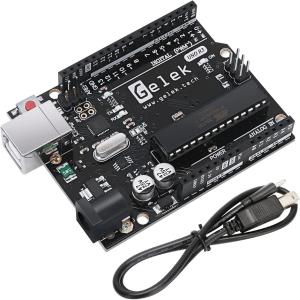 【互換品】Arduino用UNO Arduinoと互換 R3 マイコンボード 開発ボード ATmega328P + MDM(Type-C ケーブル)