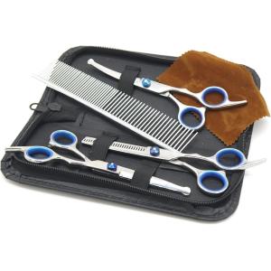 7インチ トリミングシザー 下向き＆上向き兼用 丸い先端 曲がっ