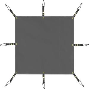 リビングシート立ち上がりテントシート耐水圧3000mm 収納袋付き(グレー) 互換品】 リビングシート 立ち上がり テントシート 耐水圧3000mm 収納