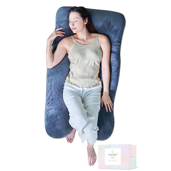 抱き枕 だきまくら 妊婦 安眠グッズ 抱きまくら 140x80cm( グレー,  140x80cm)