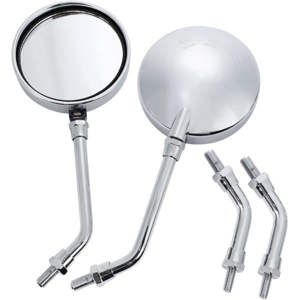 ZII Z2 ショート ロング ミラー 左右セット 正ネジ M10 汎用 Honda kawasak...