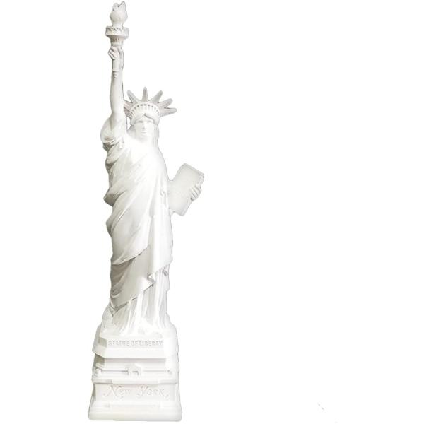 自由の女神 石膏像 フィギュア 置物 アメリカ インテリア オブジェ レプリカ M( Medium)