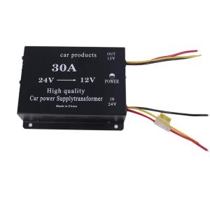 DCDC コンバーター 電圧 変換器 24V＞12V 変圧器 デコデコ ヒューズ付 過電圧保護 バッ...