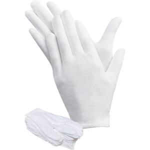 美容皮膚科の看護師監修 綿手袋 より優しい 手荒れ 保湿手袋 白手袋 4組8枚入り MDM( M)｜horikku