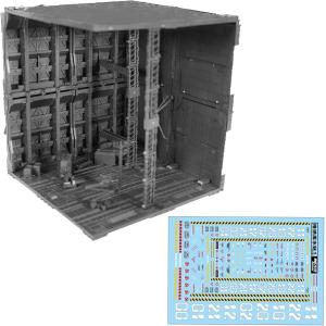 プラモデル ジオラマベース 格納庫 模型 展示 基地 戦艦 ドック 背景