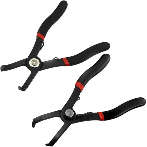 クリッププライヤー 車 クリップ外し 工具 カークリップ バンパー 内張り 30° 80°セット (...