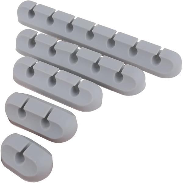 ケーブルホルダー ケーブルクリップ 収納 整理用 両面テープ USBケーブル 充電ケーブル PC 1...