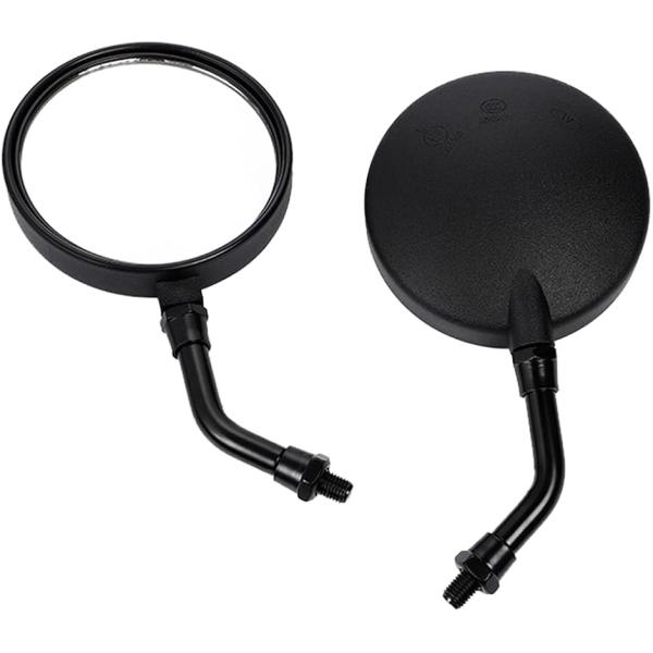 【互換品】バイク ミラー ショート ロング 10mm 正ネジ ラウンドミラー z900rs cb40...