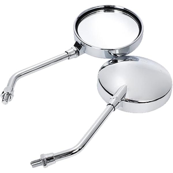 【互換品】バイク ミラー ショート ロング 10mm 正ネジ ラウンドミラー z900rs cb40...