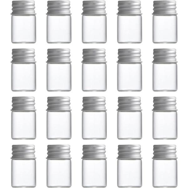 小瓶 ガラス瓶 小分け ミニボトル 小物 保存 容器 保管 20個セット( 6ml)