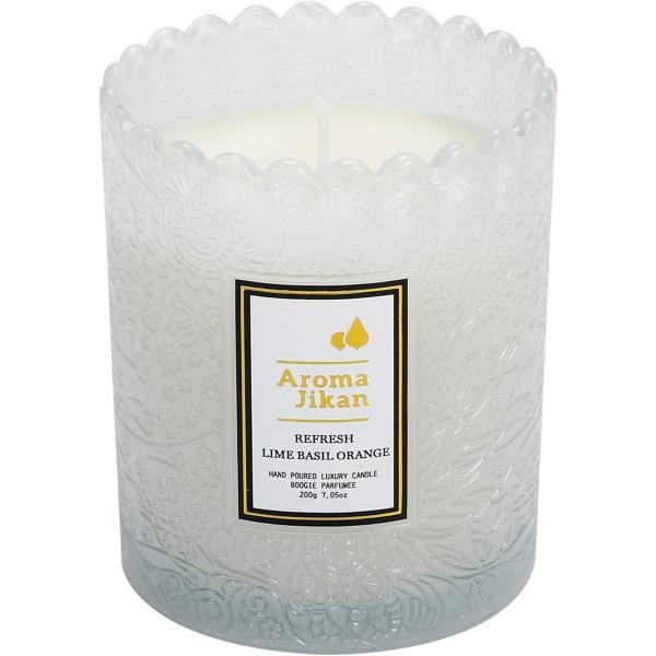 アロマキャンドル 200g 35時間 リフレッシュ ソイワックス バレンタイン クリスマス 母の日(...