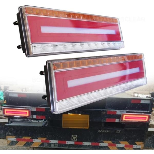 トラック LED テールランプ( 湯沸かし器 センターカーテン アンバー t10 t20 赤 薄型 ...