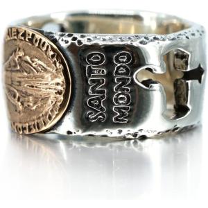 マリア クロス リング シルバー 925 指輪 スターリングシルバー 十字 メンズ レディース 19