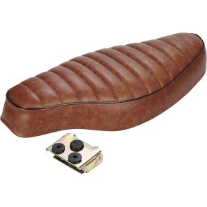 互換品】 タックロール風 バイク シート ヴィンテージ フラットシート