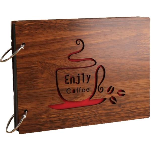 アルバム 手作り プレゼント 赤ちゃん 子供 ギフト 写真 記念日 30枚 60ページ(コーヒー, ...