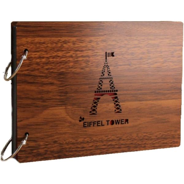 アルバム 手作り プレゼント 赤ちゃん 子供 ギフト 写真 記念日 30枚 60ページ(塔,  L，...