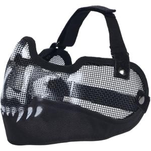 サバゲー マスク フェイスガード サバゲー装備 黒スカル