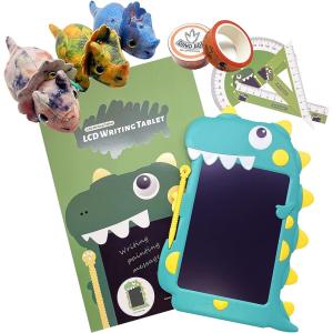 おもちゃ メモパッド お絵描きボード 消せる 電子 デジタル( 恐竜：緑)｜horikku