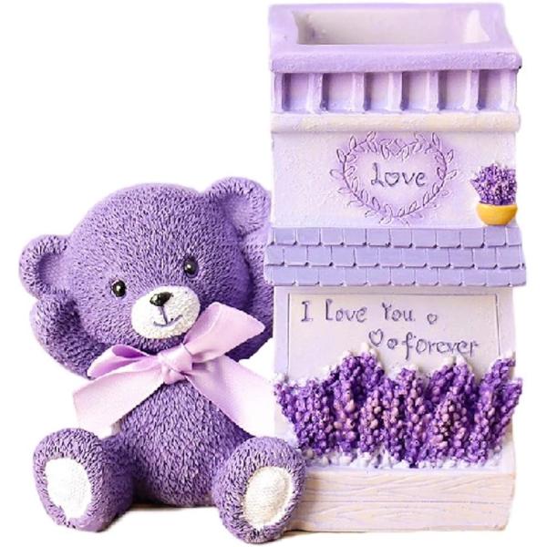 ペンスタンド 立て クマ かわいい おしゃれ 卓上 収納 ケース インテリア デスク アクセサリー ...