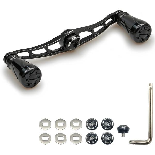 リール ハンドル 24mm TPE製ノブ搭載 シマノ ダイワ アブガルシア 通用 ベイトリール Ar...