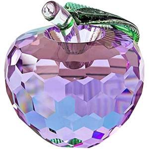 りんご 水晶 クリスタル 風水 浄化 インテリア 雑貨 置物 アップル 4cm