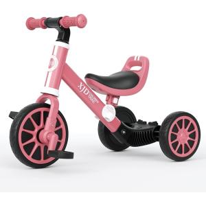 子供用三輪車 折りたたみ かじとり 手押し棒5 in1 1歳から4歳まで