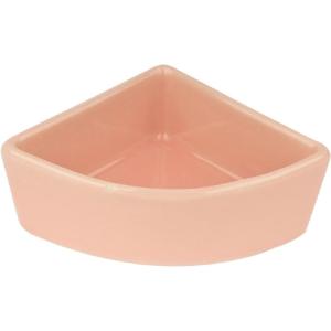 ハムスター ハリネズミ えさ皿 餌入れ 三角 モルモット ペット 小動物用 陶器 食器 フードボウル...
