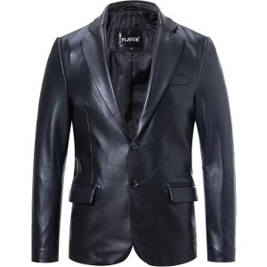 メンズ 本革 ボンバーレザージャケット パイロット コート 革