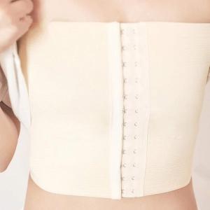 衣装 胸つぶし 3段階ホック サポーター 肌色 XLサイズ 男装 バスト 補正 MDM(XL：90cm-100cm 肌色（ベージュ),  XL)