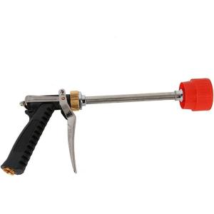 散水 ノズル 多機能 ガン 鉄砲型 洗車 洗浄 噴霧 農業 園芸 水やり 野菜 果樹 農薬 調整可能 MDM