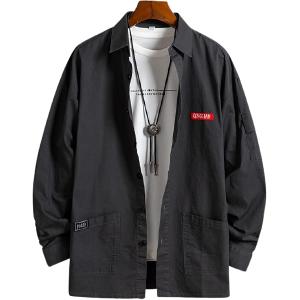 アスペルシオ 長袖 ワークシャツ 襟付き お洒落